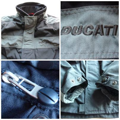 ★極上品 DUCATI ドゥカティ 純正 オプション ライダース ジャケット 長袖ライナー付き ルーマニア製 真冬用 ★_画像4