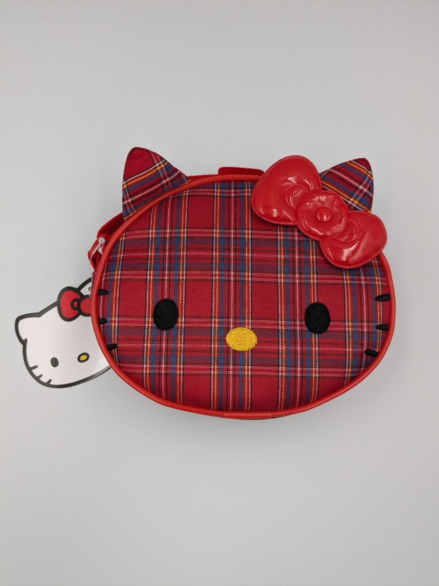 キティ キティちゃん サンリオ ショルダーバッグ チェック柄 キティ キティちゃん サンリオ ショルダーバッグ チェック柄