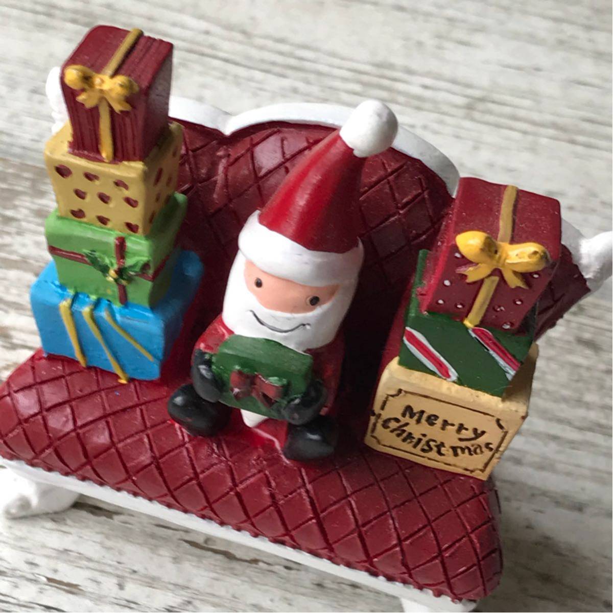  Christmas Santa Claus sofa objet d'art interior miscellaneous goods ornament [HW06]