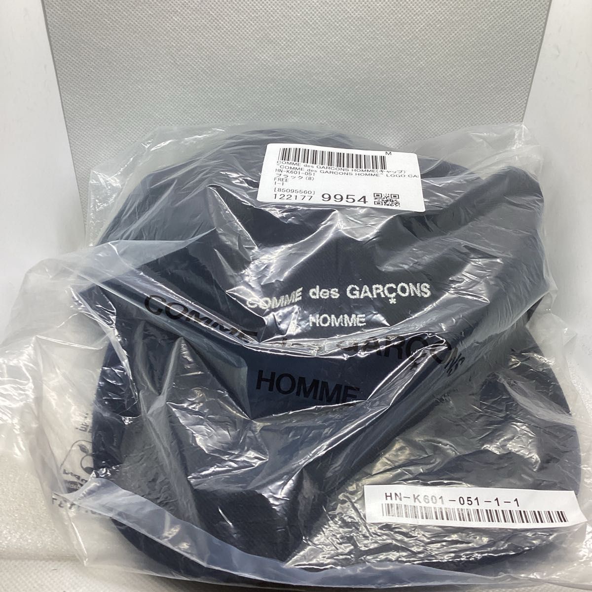 COMME des GARCONS コムデギャルソンオム ロゴ キャップ COMME des GARCONS コムデギャルソンオム ロゴ キャップ