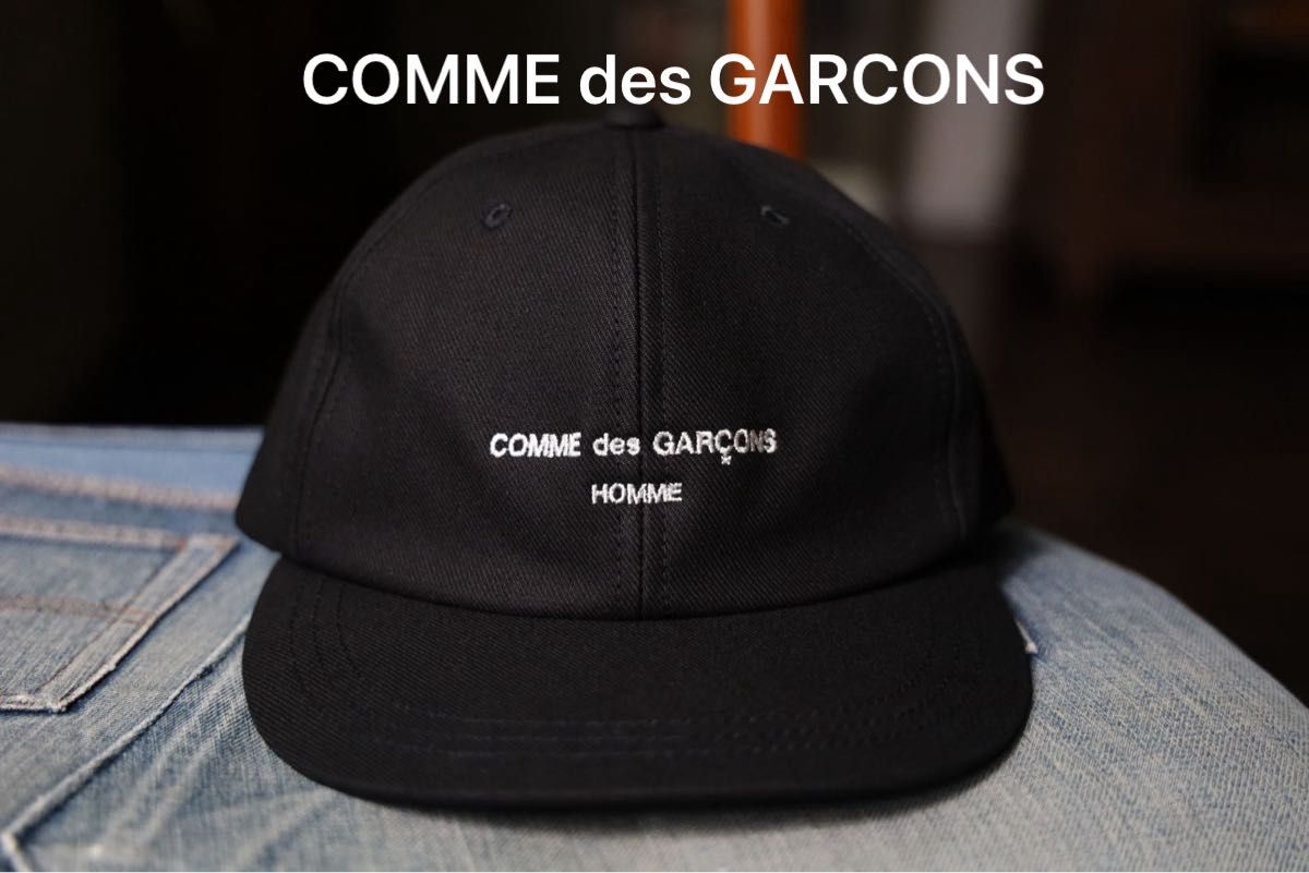 COMME des GARCONS コムデギャルソンオム ロゴ キャップ COMME des GARCONS コムデギャルソンオム ロゴ キャップ