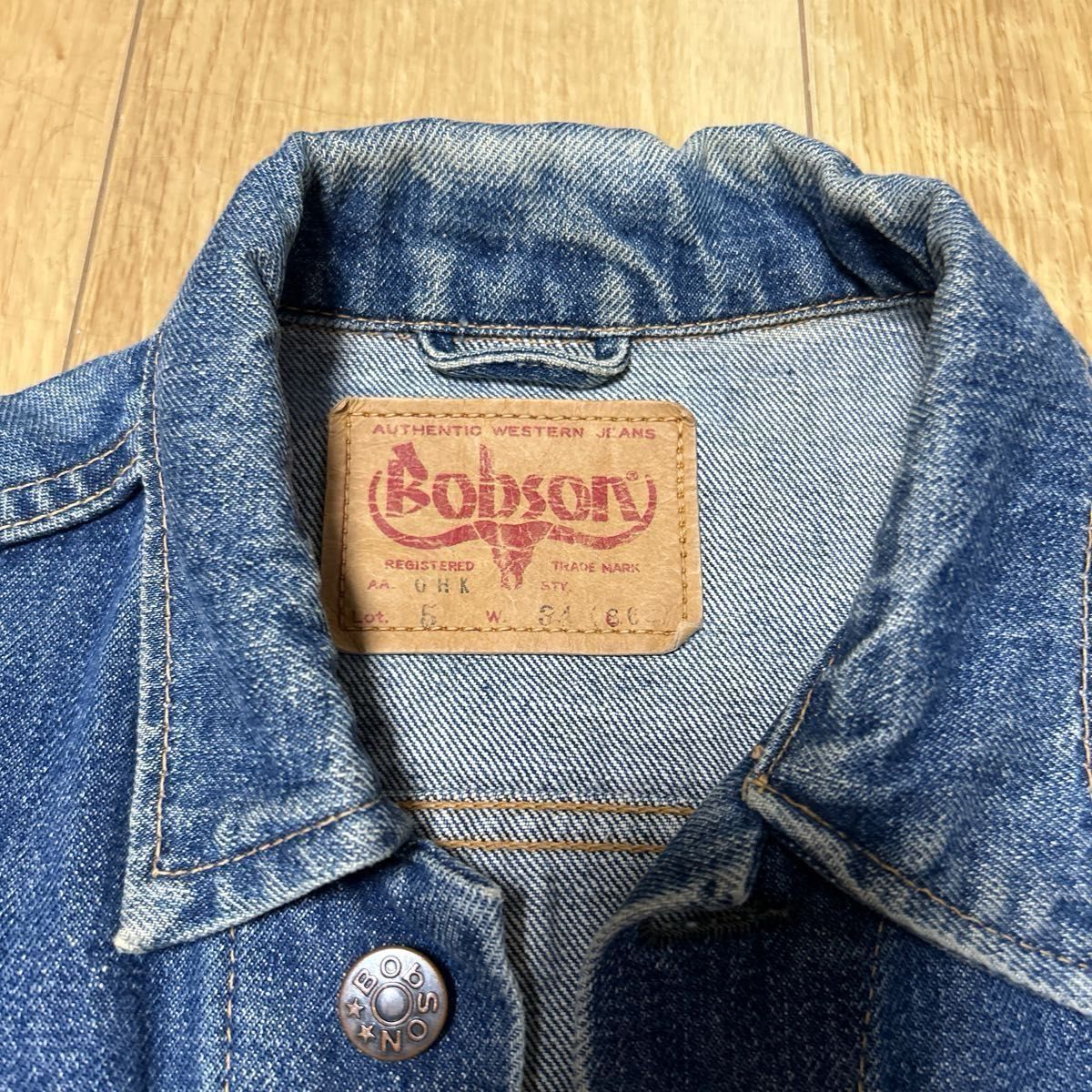 bobson デニムジャケット ヴィンテージ Gジャン ジージャン ユニ bobson デニムジャケット ヴィンテージ Gジャン ジージャン ユニ