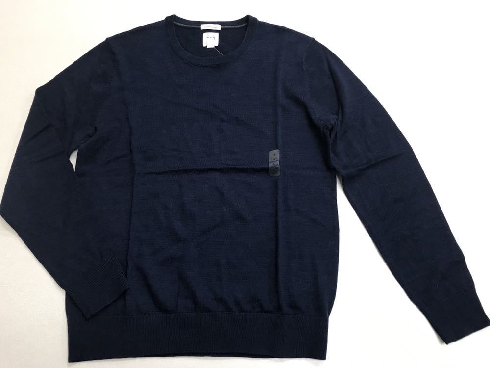 ●ＧＡＰ●新品●ウール・セーター●紺●Ｓサイズ●ニット●ウール100％●ギャップ●ビジネス●通勤●オフィース●19-2-1_画像1