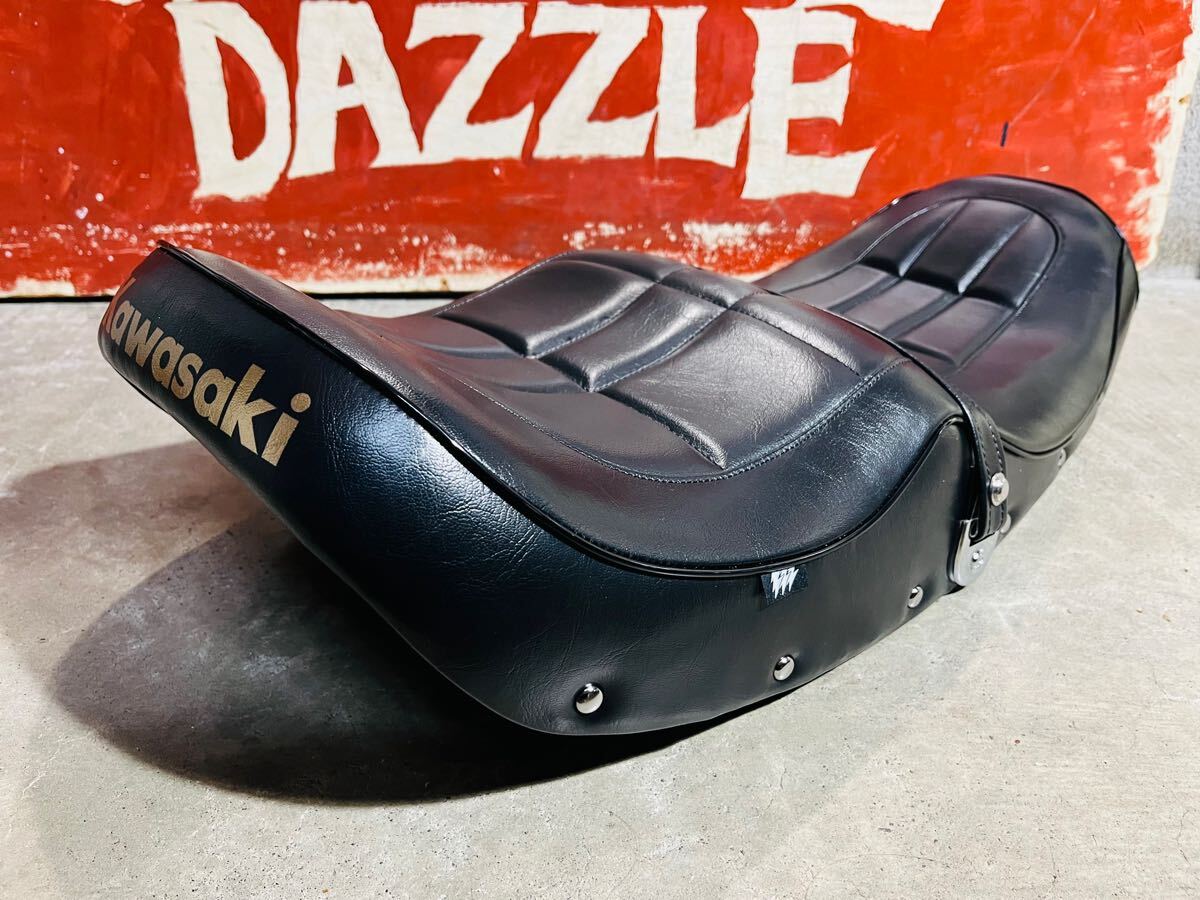 □カワサキ Z1・Z2用☆純正パターン☆黒ツヤ ダブルあんこ抜き □カワサキ Z1・Z2用☆純正パターン☆黒ツヤ ダブルあんこ抜き
