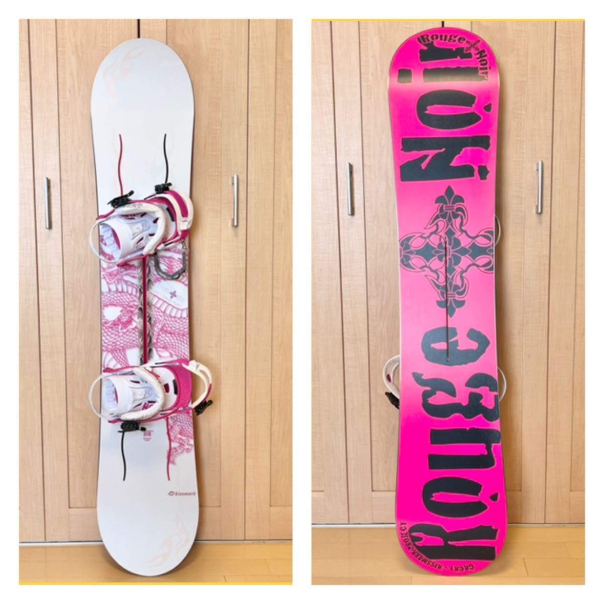 GACKT× kissmark RougeetNoir スノボー 139㎝ 板 スノーボード GACKT× kissmark RougeetNoir スノボー 139㎝ 板 スノーボード