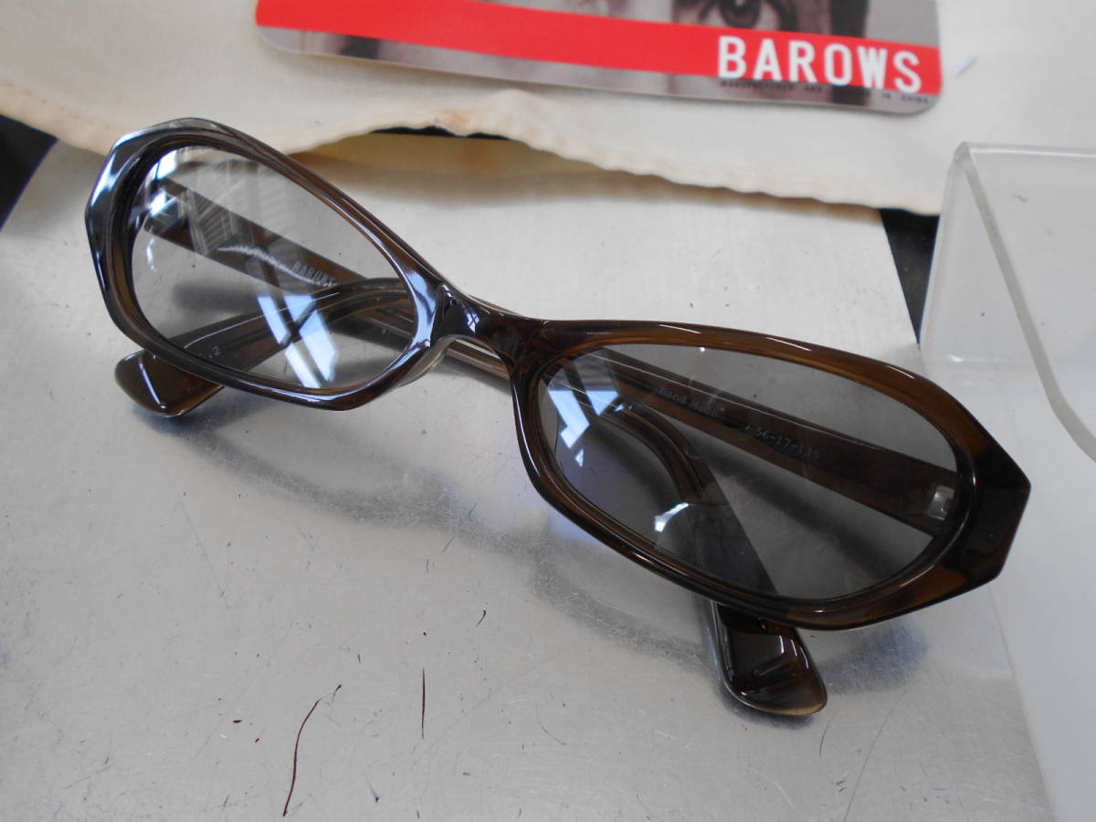バロウズ BAROWS 超かっこいい サングラス 7182-02 眼鏡にもOK