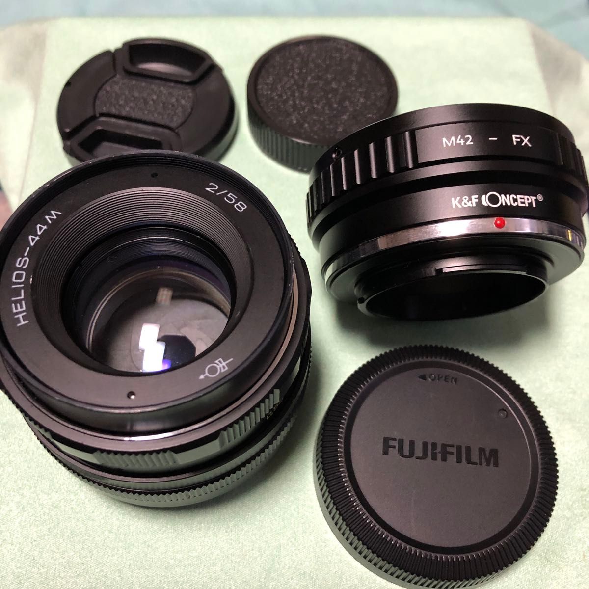 グルグルボケ ヘリオス HELIOS-44M 2/58 フジXマウント変換 グルグルボケ ヘリオス HELIOS-44M 2/58 フジXマウント変換