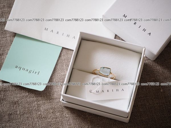 試着品7.9万◎MARIHAマリハ◎aquagirl購入 アース ドロップス リング#8