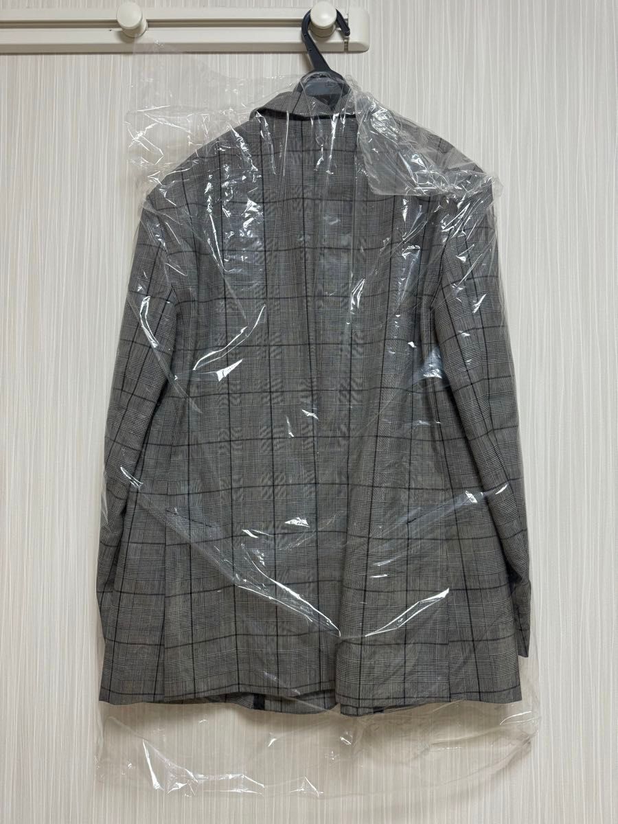 新品タグ付】mallow blue Mirchaミーシャ チェックジャケット 新品タグ付】mallow blue Mirchaミーシャ チェックジャケット