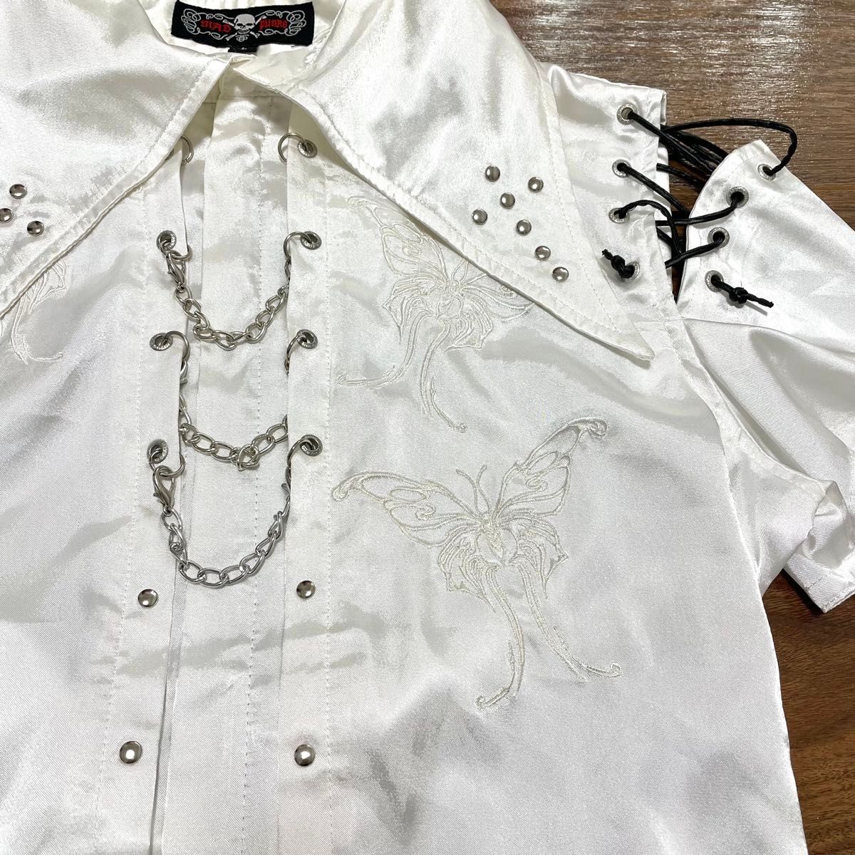 激レア madpunks madgirl 白シャツ 蝶々 チェーン L y2k|Yahoo 激レア madpunks madgirl 白シャツ 蝶々 チェーン L y2k|Yahoo