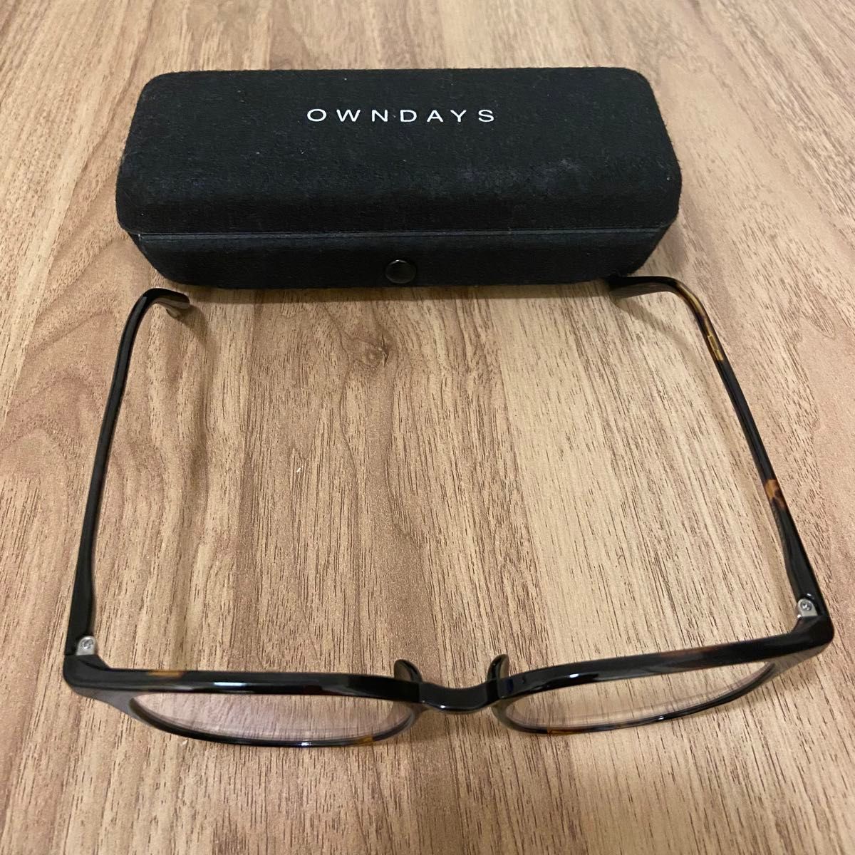 OWNDAYS オンデーズ 伊達メガネ ブラウン ブラック べっ甲 OWNDAYS オンデーズ 伊達メガネ ブラウン ブラック べっ甲