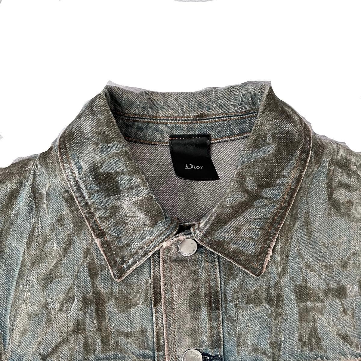 Dior homme 03aw ラスターコーティングデニムベスト エディ期 Dior homme 03aw ラスターコーティングデニムベスト エディ期