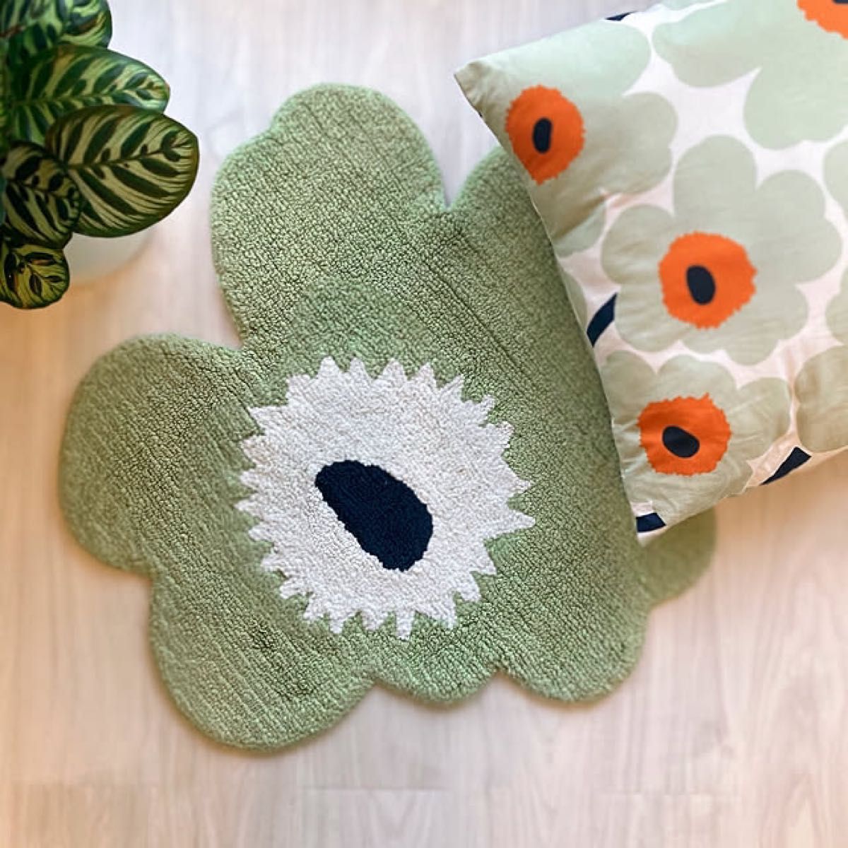 marimekko unikko ラグ バスマット マリメッコ ウニッコ セージ marimekko unikko ラグ バスマット マリメッコ ウニッコ セージ