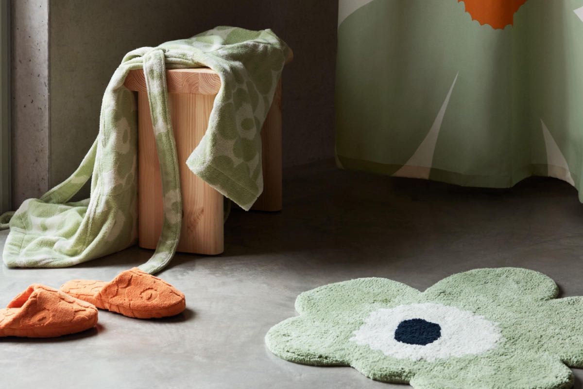 marimekko unikko ラグ バスマット マリメッコ ウニッコ セージ marimekko unikko ラグ バスマット マリメッコ ウニッコ セージ