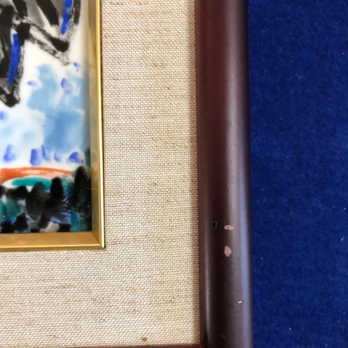 棟方志功 鷹図陶板画 額装 青森銀行創立60周年記念 非売品 棟方志功 鷹図陶板画 額装 青森銀行創立60周年記念 非売品