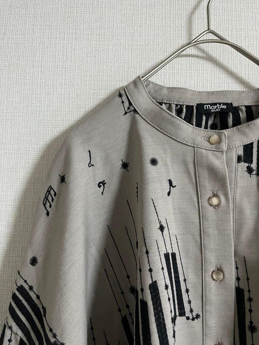 月末お値下げ マーブルシュッド marble SUD 刺繍 ブラウス 月末お値下げ マーブルシュッド marble SUD 刺繍 ブラウス