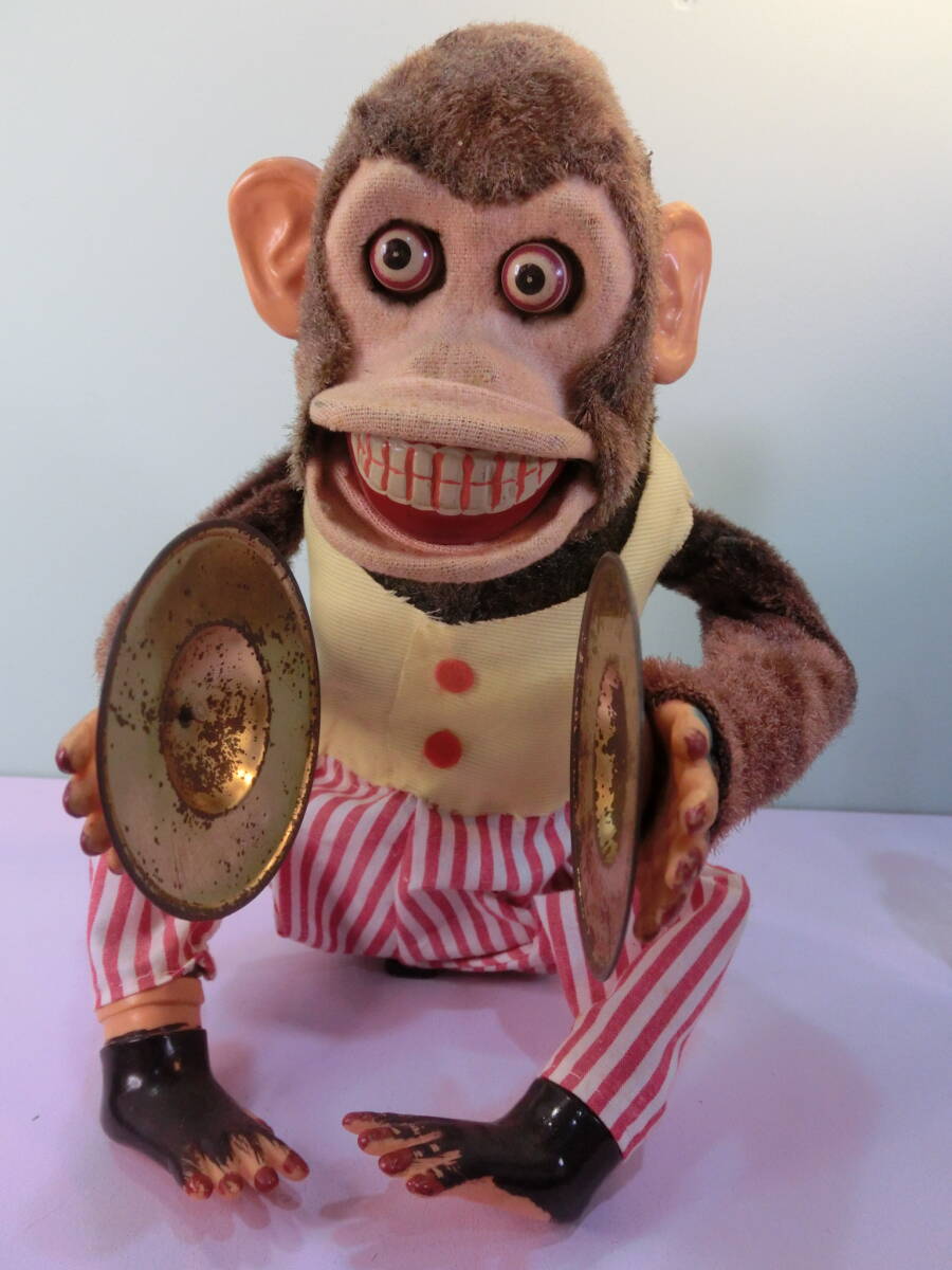 トイストーリー３ シンバルモンキー わんぱくスージー日本製 当時物フィギュア人形 猿 チンパンジー映画 動作不良 ディスプレイ用