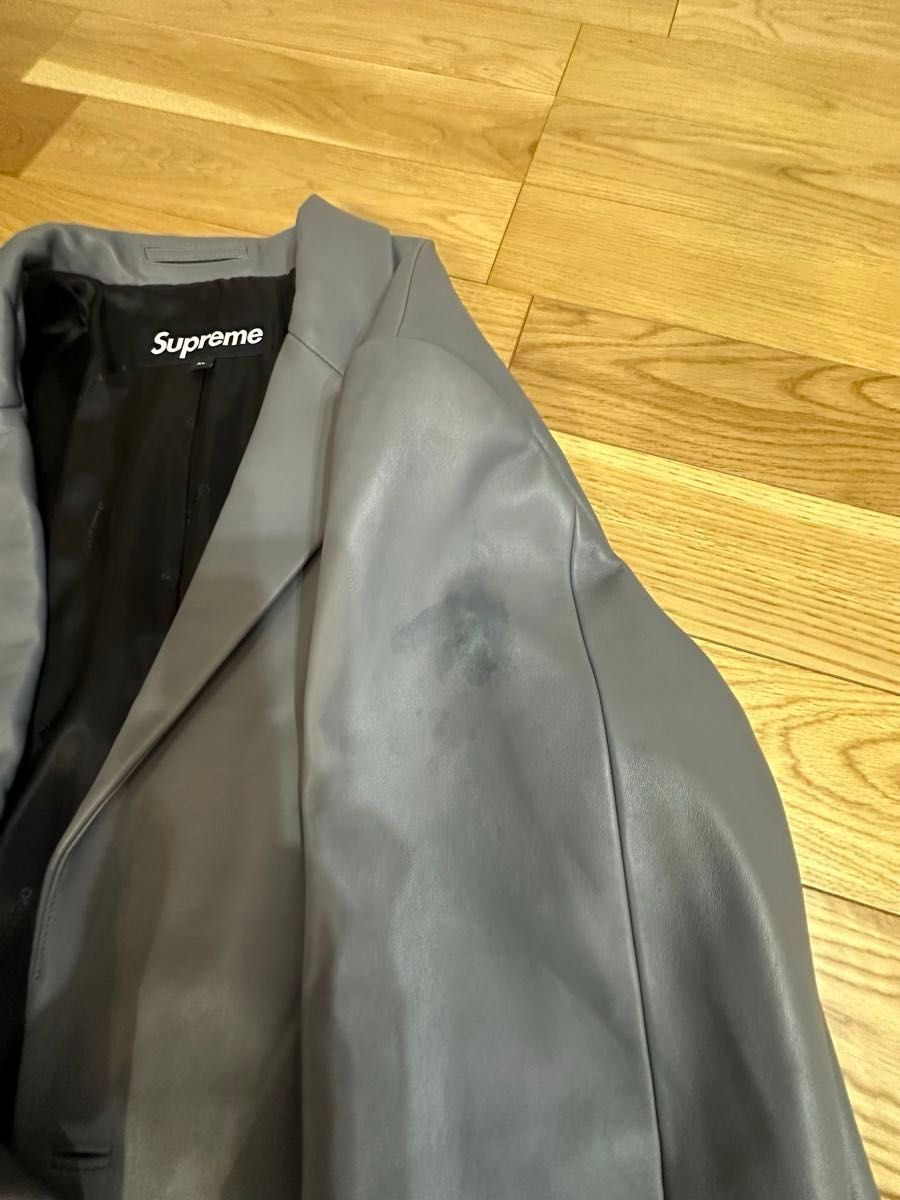 Supreme Leather Blazer XL 格安！試着のみ！（※訳あり）