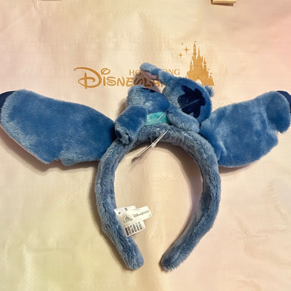 香港ディズニーランド スティッチ ぬいぐるみカチューシャ 新品 香港ディズニーランド スティッチ ぬいぐるみカチューシャ 新品