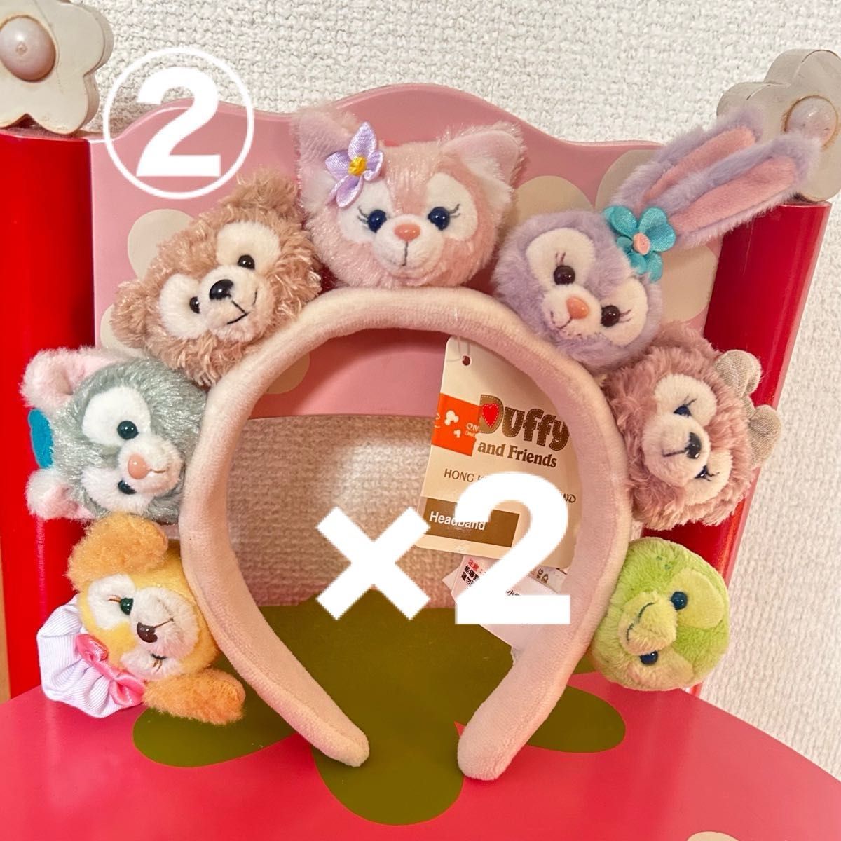 香港ディズニーランド ダッフィーフレンズ カチューシャ 全員 香港ディズニーランド ダッフィーフレンズ カチューシャ 全員