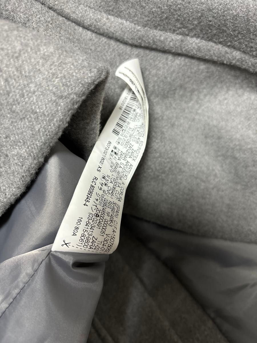 ZARA グレー コート XS フード グレー ジャケット ファー|Yahoo ZARA グレー コート XS フード グレー ジャケット ファー|Yahoo