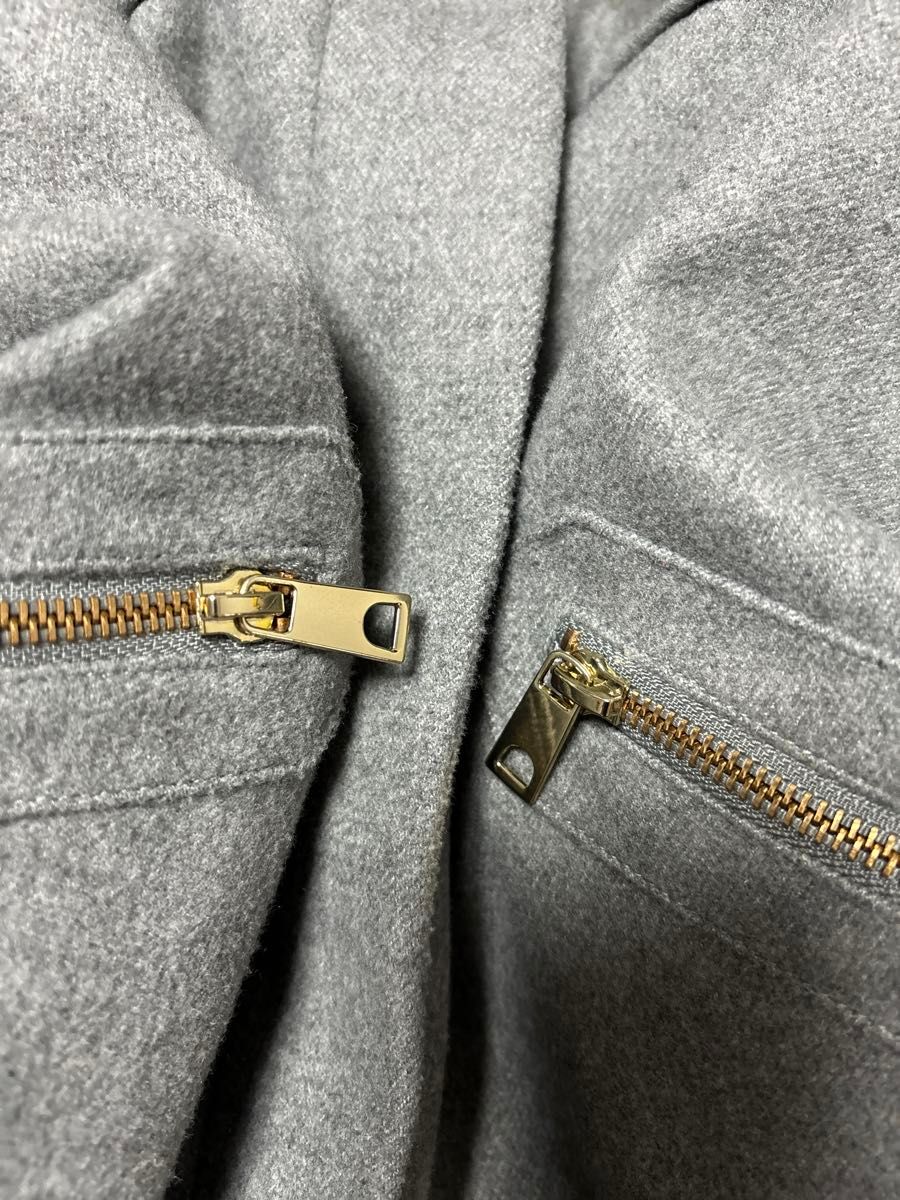 ZARA グレー コート XS フード グレー ジャケット ファー|Yahoo ZARA グレー コート XS フード グレー ジャケット ファー|Yahoo
