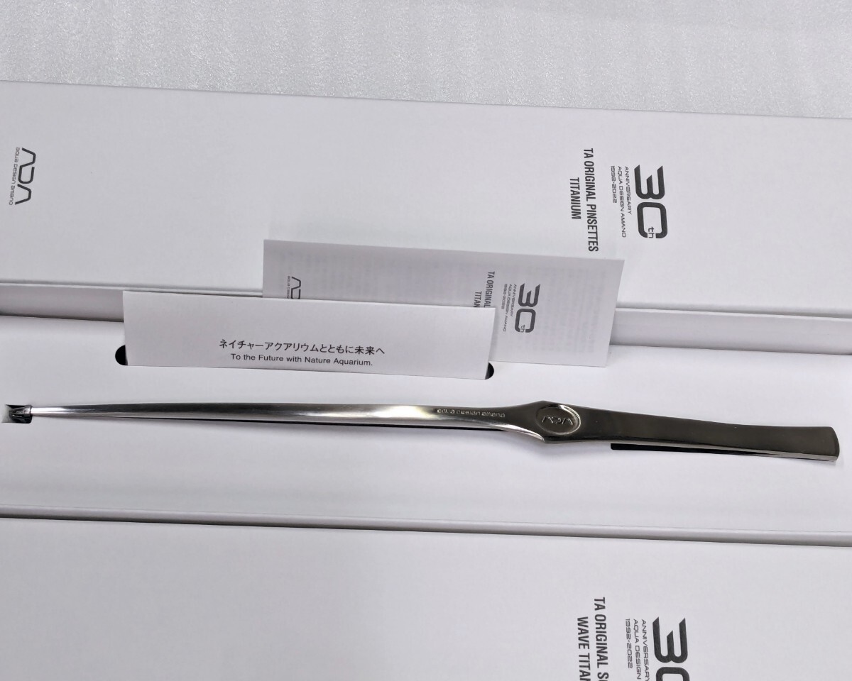 ADA 30周年限定品 TAオリジナルピンセット Titanium ADA 30周年限定品 TAオリジナルピンセット Titanium ADA 30th