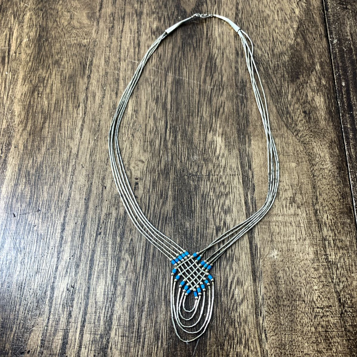 ナバホ族 リキッドシルバー ネックレス&ブレスレット NAVAJO ナバホ族 リキッドシルバー ネックレス&ブレスレット NAVAJO
