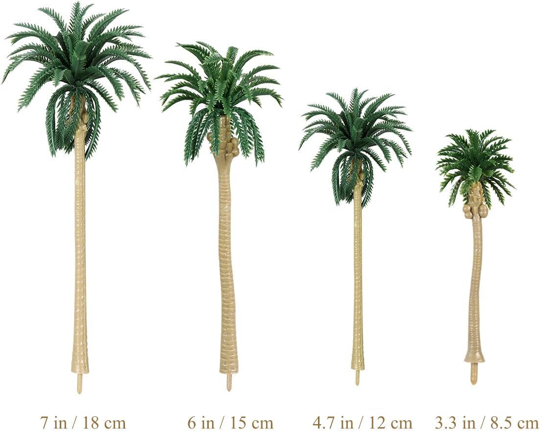 iplusmile railroad model tree geo llama tree model tree for maquette tree cocos nucifera. tree tree model box garden . obi rain . plastic 15ps.