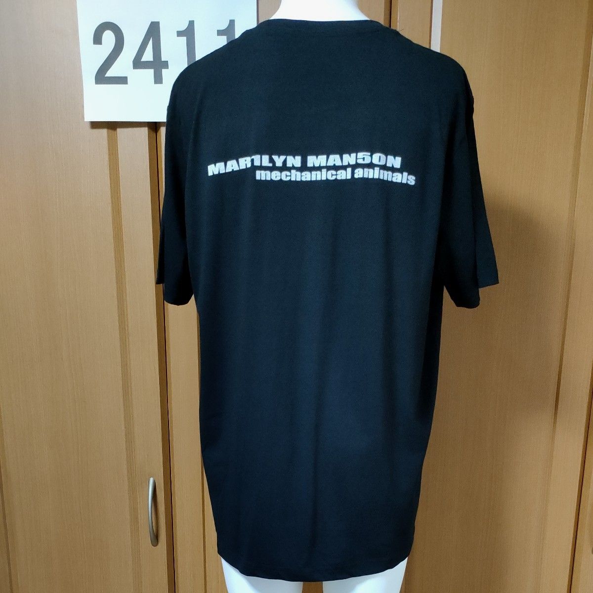 マリリンマンソン新品 半袖TシャツXL 黒 メカニカルアニマルズ マリリンマンソン新品 半袖TシャツXL 黒 メカニカルアニマルズ