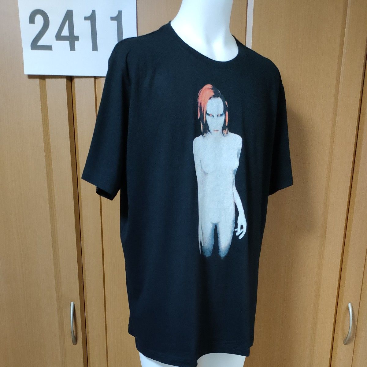 マリリンマンソン新品 半袖TシャツXL 黒 メカニカルアニマルズ マリリンマンソン新品 半袖TシャツXL 黒 メカニカルアニマルズ