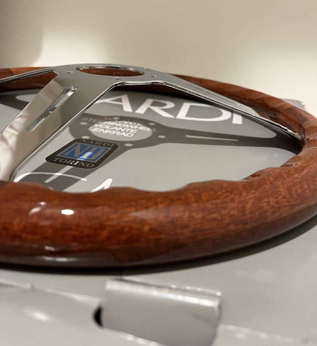 NARDI ナルディ ステアリング クラシック ウッド調 ポリッシュ NARDI ナルディ ステアリング クラシック ウッド調 ポリッシュ