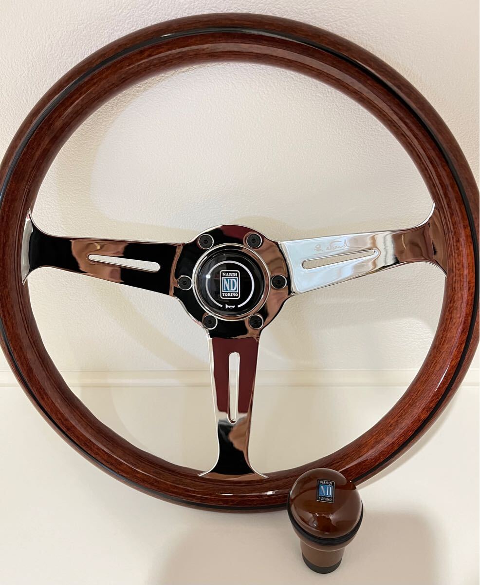 NARDI ナルディ ステアリング クラシック ウッド調 ポリッシュ NARDI ナルディ ステアリング クラシック ウッド調 ポリッシュ