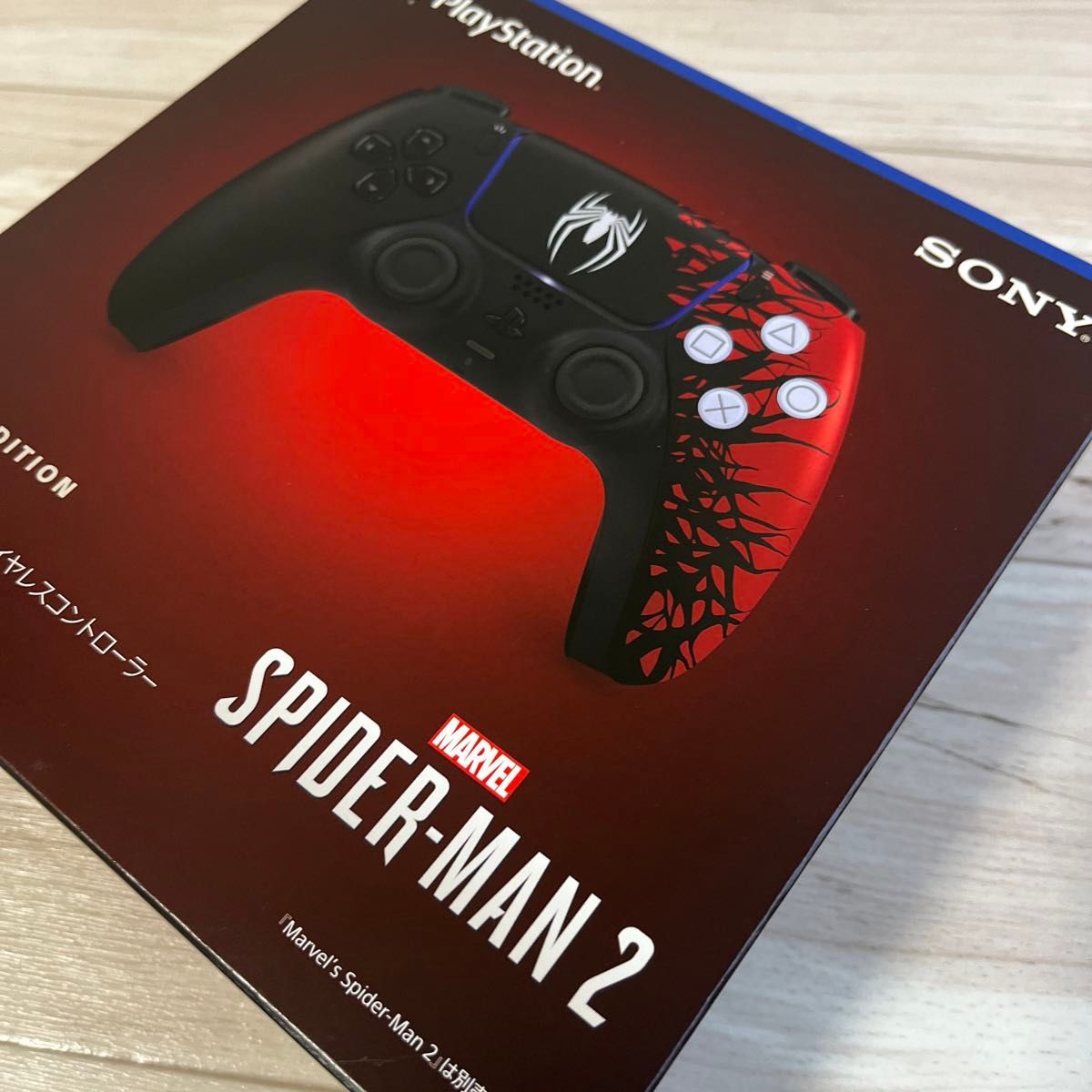 PS5 DualSense ワイヤレスコントローラー スパイダーマン2 限定 PS5 DualSense ワイヤレスコントローラー スパイダーマン2 限定