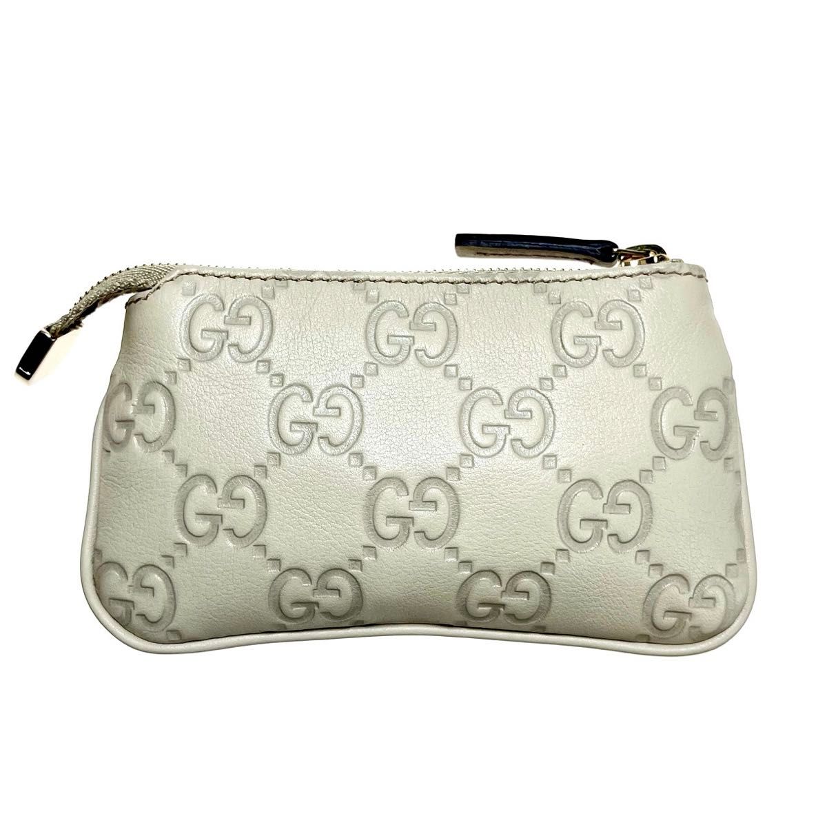 極美品 GUCCI コインケース グッチシマ グレージュ a519|Yahoo 極美品 GUCCI コインケース グッチシマ グレージュ a519|Yahoo