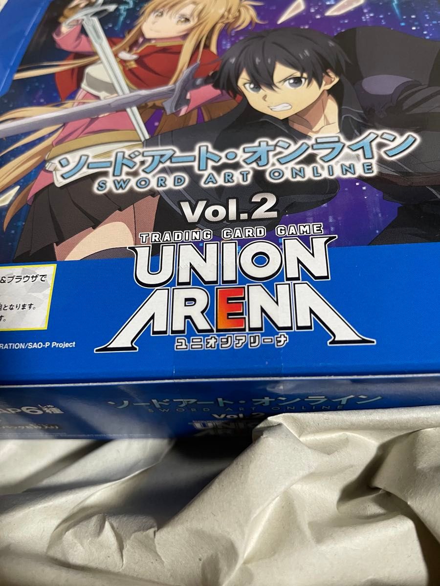 ユニオンアリーナ ソードアート・オンライン Vol 2 BOX 新品未 ユニオンアリーナ ソードアート・オンライン Vol 2 BOX 新品未