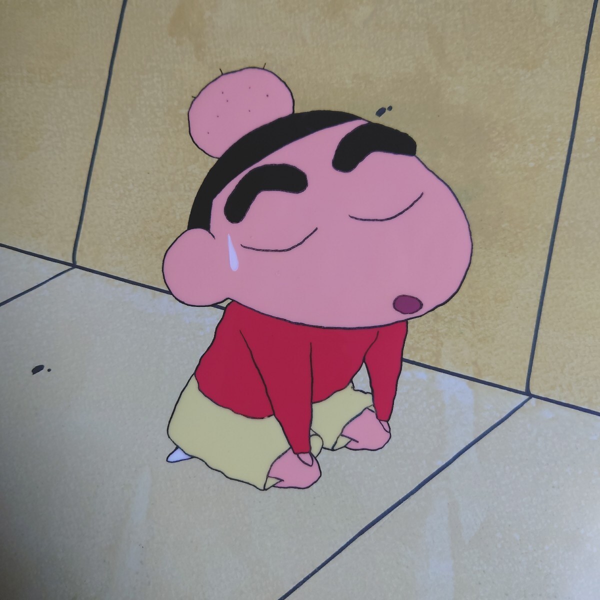 セル画 クレヨンしんちゃん 直筆背景付き(シーン合致) げんこつ セル画 クレヨンしんちゃん 直筆背景付き(シーン合致) げんこつ