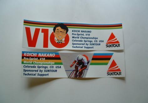 希少競輪中野浩一氏スプリント世界１０連覇記念suntour サンツア ステッカ 2枚１組新品 送料 １９５ 制服 日本yahoo 拍賣 Myday代標代購網 海外購物第一站