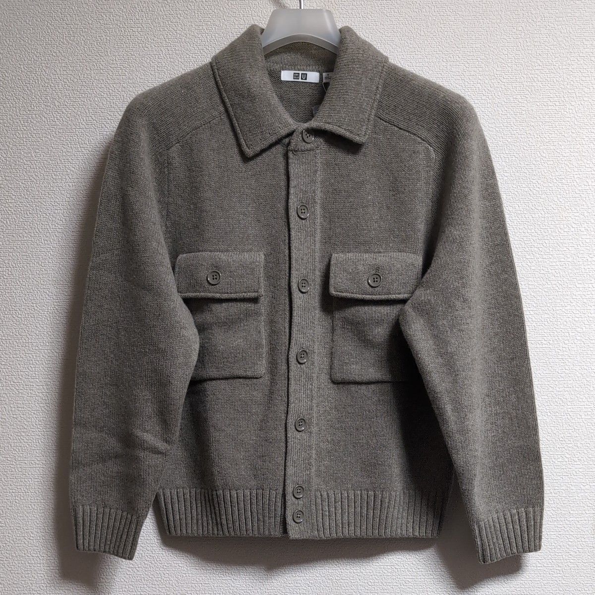 未使用】UNIQLO U ラムニットジャケット S グリーン|Yahoo 未使用】UNIQLO U ラムニットジャケット S グリーン|Yahoo