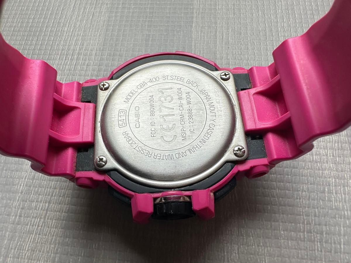 G-SHOCK Bluetooth機能付き GBA400ピンク腕時計|Yahoo!フリマ G-SHOCK Bluetooth機能付き GBA400ピンク腕時計|Yahoo!フリマ