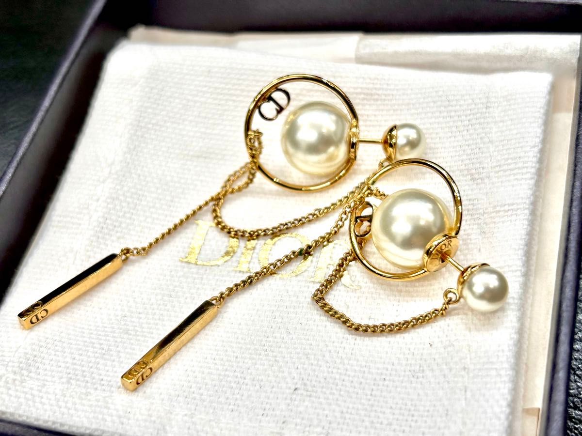 DIOR トライバルチェーンパールピアス/ゴールド|Yahoo!フリマ DIOR トライバルチェーンパールピアス/ゴールド|Yahoo!フリマ