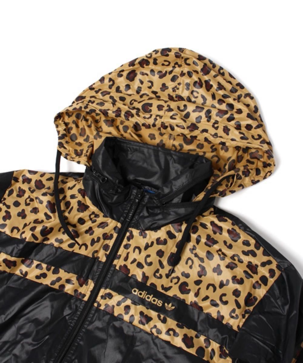 【adidas】レオパード ロゴ ウインドブレーカー ジャージ ★ アディダス オリジナルス レオパード ウィンドブレーカー