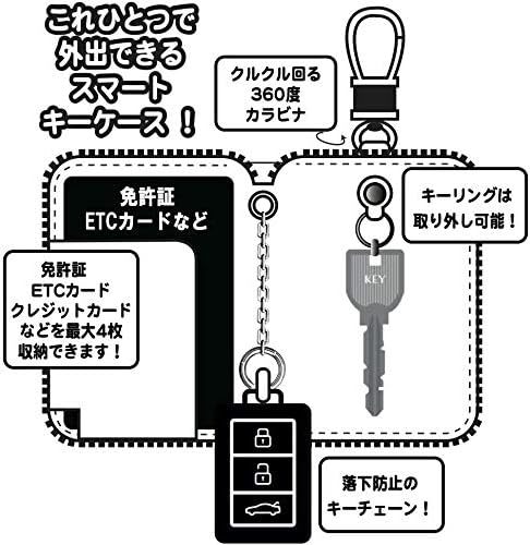 スヌーピー　ハイハイ(Hi-High) ピーナッツ　SNKC-02　スマートキーケース　カード収納タイプ　ネイビー　新品_画像2