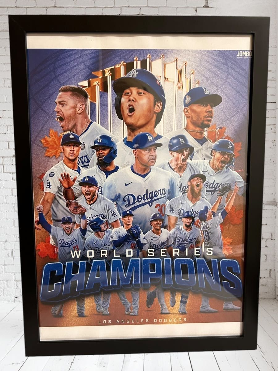 ドジャース 大谷翔平 デコピン ワールドシリーズA4ポスター ドジャース 大谷翔平 デコピン ワールドシリーズA4ポスター