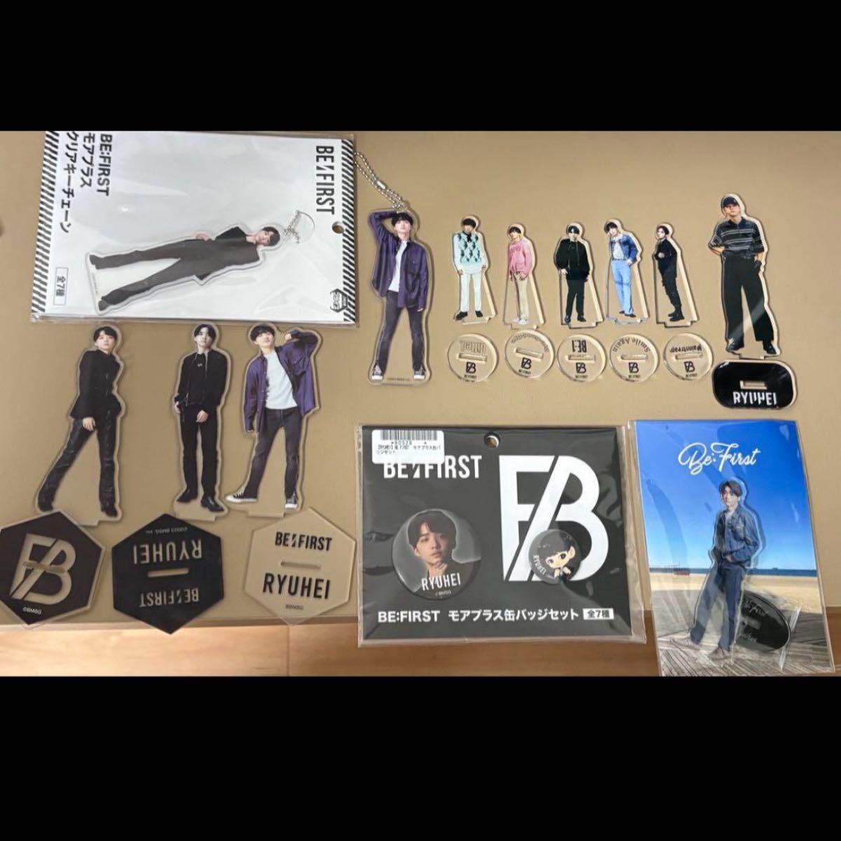 BE FIRST RYUHEI リュウヘイ アクスタ キーホルダー バッジ BE FIRST RYUHEI リュウヘイ アクスタ キーホルダー バッジ