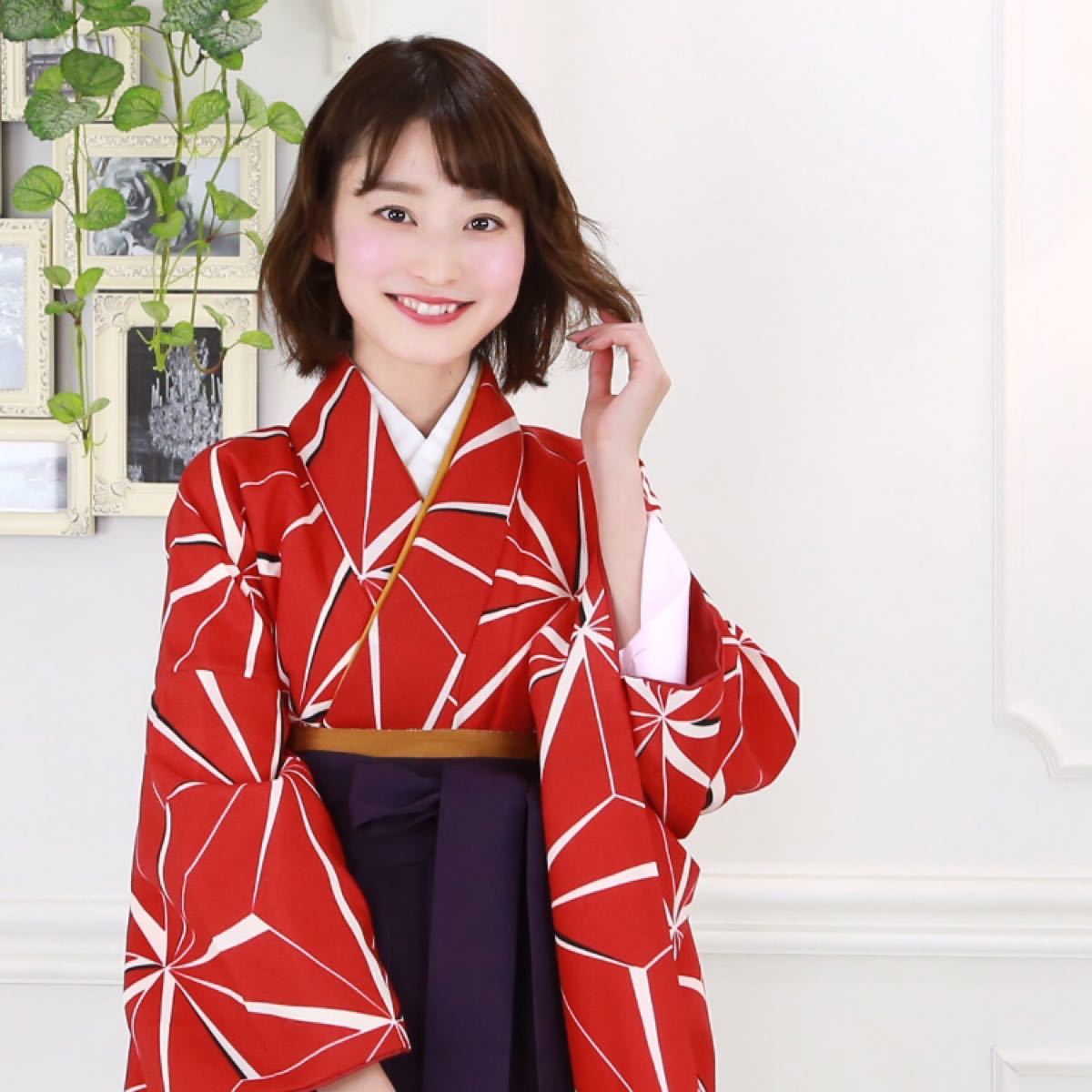 卒業式 袴4点セット 赤地に麻の葉模様1428-4-4set | sociedadsostenible.co 卒業式 袴4点セット 赤地に麻の葉模様1428-4-4set | sociedadsostenible.co