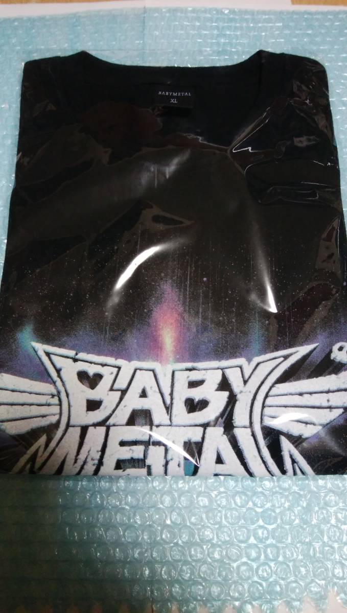  включая доставку быстрое решение BABYMETAL футболка THE FORUM MEMORIAL LV ver. TEE XL размер новый товар нераспечатанный baby metal 