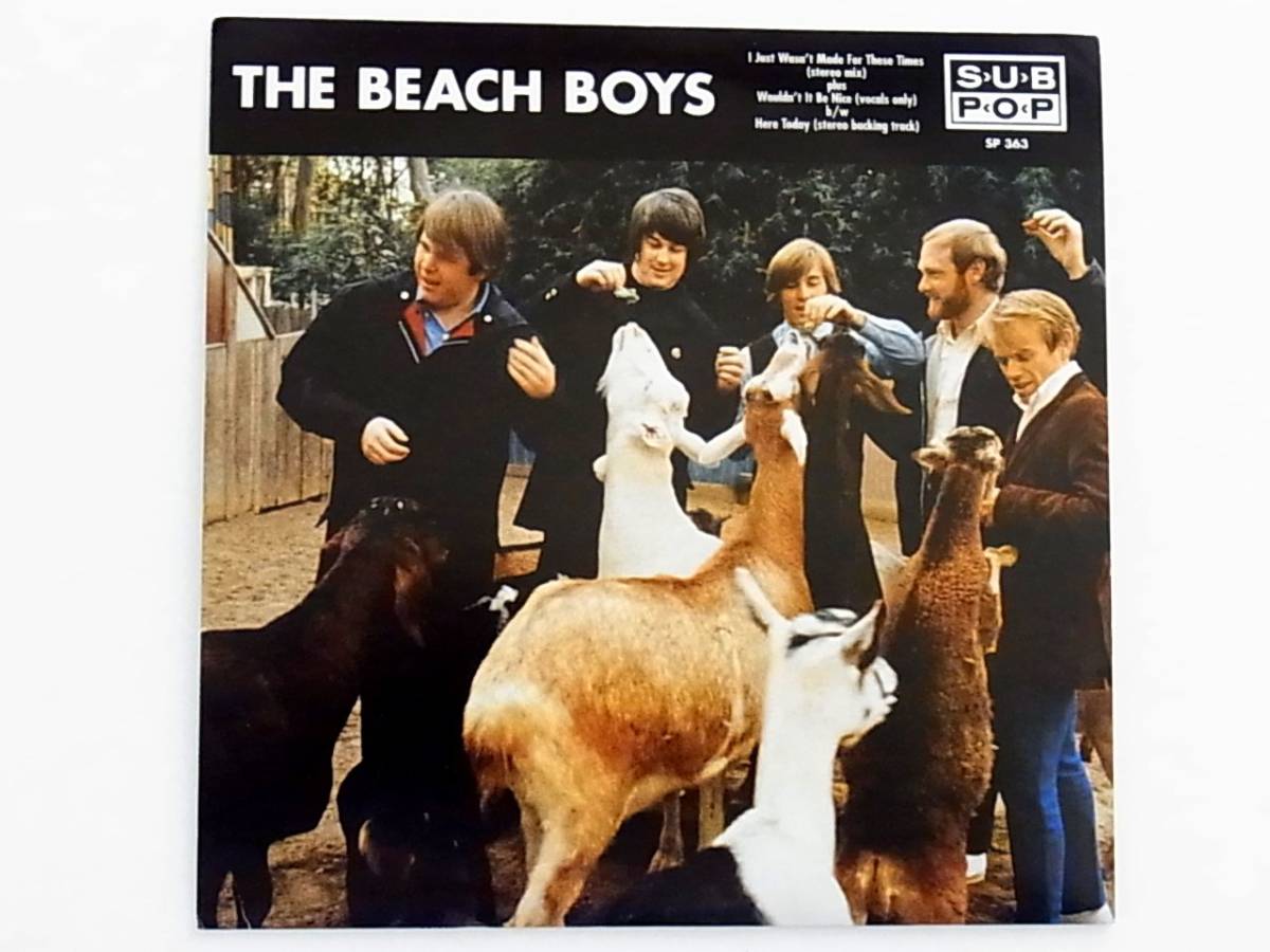 [b159]★US盤EP★ビーチ・ボーイズ★The Beach Boys★I Just Wasn't Made For These Times★Wouldn't It Be Nice★Brian Wilson_画像1