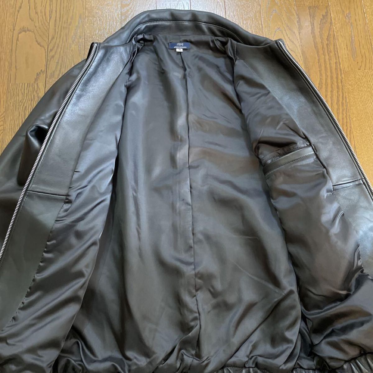 新品 アーバンリサーチ URBAN RESEARCH ラムレザー ZIP UP 新品 アーバンリサーチ URBAN RESEARCH ラムレザー ZIP UP