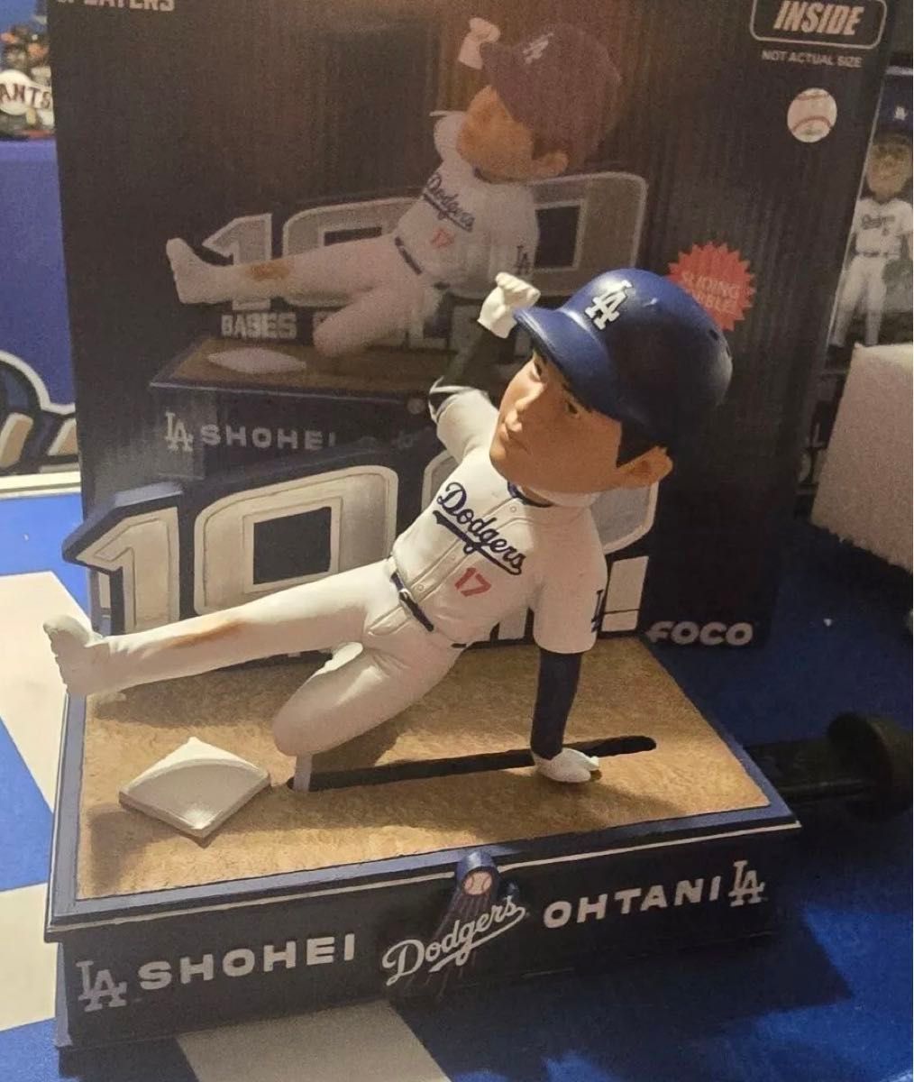 レア 100個限定 大谷翔平 MLB通算100盗塁記念ボブルヘッド 50/50 レア 100個限定 大谷翔平 MLB通算100盗塁記念ボブルヘッド 50/50
